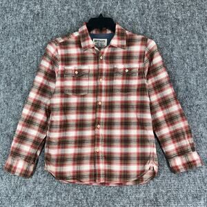 Brothers‎ Shirt Boys XXL 16 Flannel Plaid Button Up Long-Sleeve Business Casual